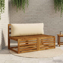 Back Cushion PUTTEN Polyester 120 x 40 x 15 cm Beige