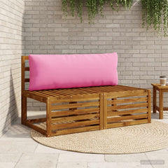 Back Cushion PUTTEN Polyester 120 x 40 x 15 cm Pink