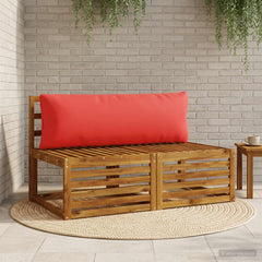 Back Cushion PUTTEN Polyester 120 x 40 x 15 cm Red