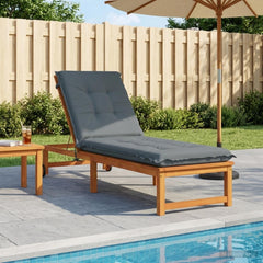 Sunlounger Cushion GEMERT 100% Polyester Melange 190 x 60 x 9 cm Blue