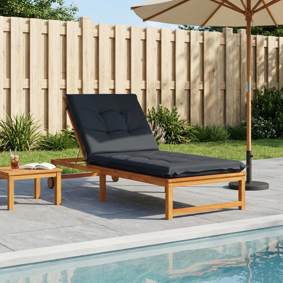Sunlounger Cushion GEMERT Polyester Melange Dark blue
