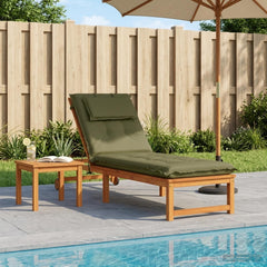 Sunlounger Cushion GEMERT 100% Polyester Melange Olive green