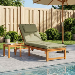 Sunlounger Cushion GEMERT 100% Polyester Melange Light green