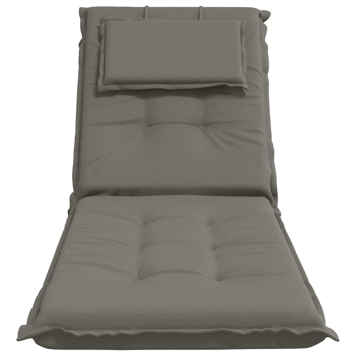 Sunlounger Cushion GEMERT 100% Polyester Melange Grey