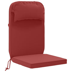 vidaXL Adirondack Chair Cushion 100% Polyester Wine Red 2