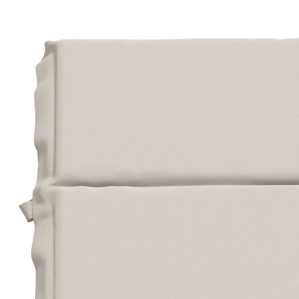 vidaXL Sunlounger Cushion GEMERT 100% Polyester White 200 x 50 x 3 cm 6