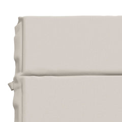 vidaXL Sunlounger Cushion GEMERT 100% Polyester White 200 x 50 x 3 cm 6