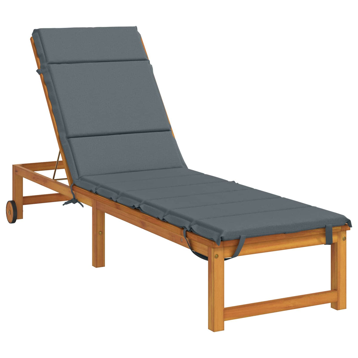 vidaXL Sunlounger Cushion GEMERT 100% Polyester Blue 200 x 50 x 3 cm 3