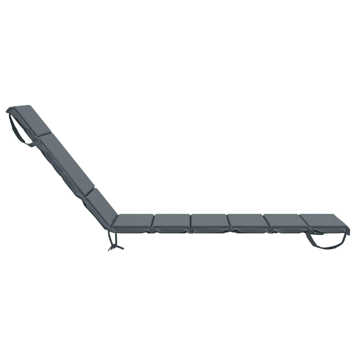vidaXL Sunlounger Cushion GEMERT 100% Polyester Blue 200 x 50 x 3 cm 5