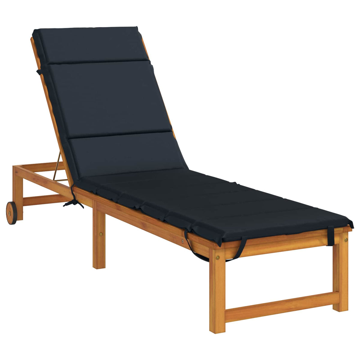 vidaXL Sunlounger Cushion GEMERT 100% Polyester Dark Blue 3