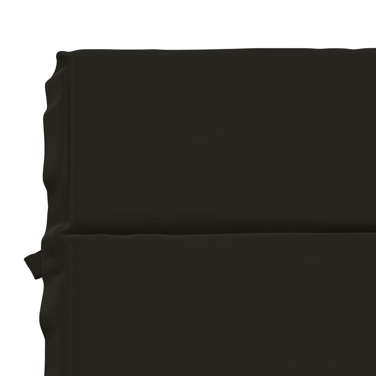 vidaXL Sunlounger Cushion GEMERT 100% Polyester Black 200 x 50 x 3 cm 6