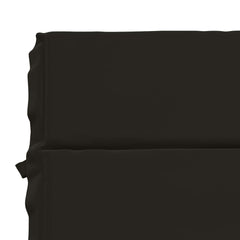 vidaXL Sunlounger Cushion GEMERT 100% Polyester Black 200 x 50 x 3 cm 6