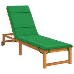 Sunlounger Cushion GEMERT 100% Polyester Green, image 3