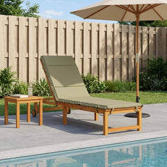 vidaXL Sunlounger Cushion GEMERT 100% Polyester Light Green 1