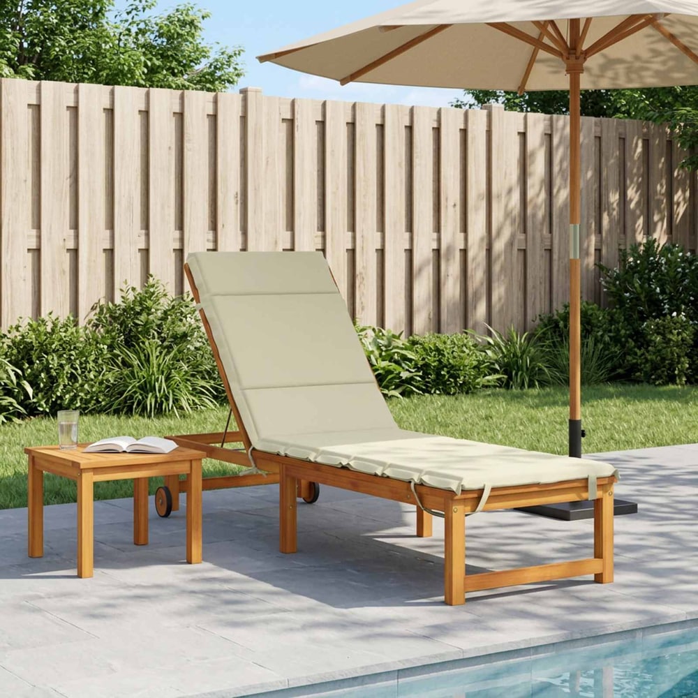Sunlounger Cushion GEMERT 100% Polyester Cream