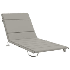 Sunlounger Cushion GEMERT Polyester 200 x 70 x 3 cm Grey