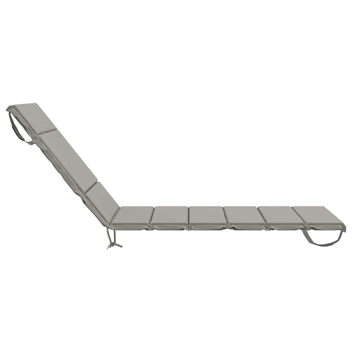 Sunlounger Cushion GEMERT Polyester 200 x 70 x 3 cm Grey