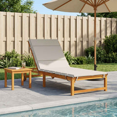 Sunlounger Cushion GEMERT Polyester Melange White