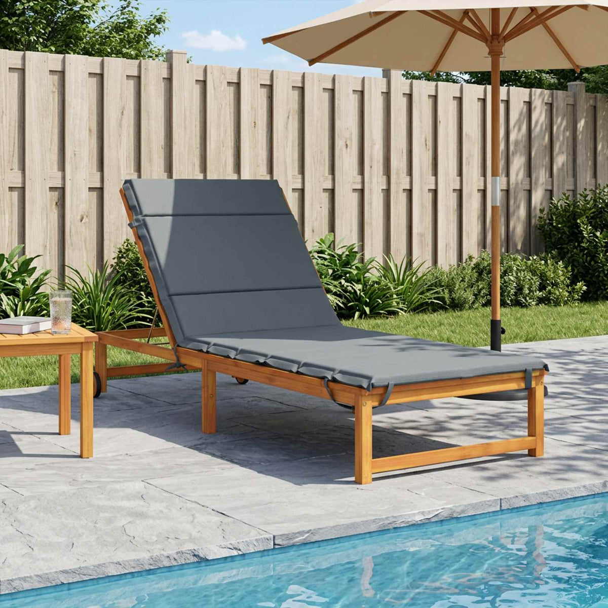 Sunlounger Cushion GEMERT Polyester Melange Blue