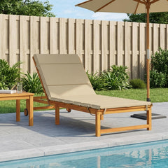Sunlounger Cushion GEMERT Polyester Beige