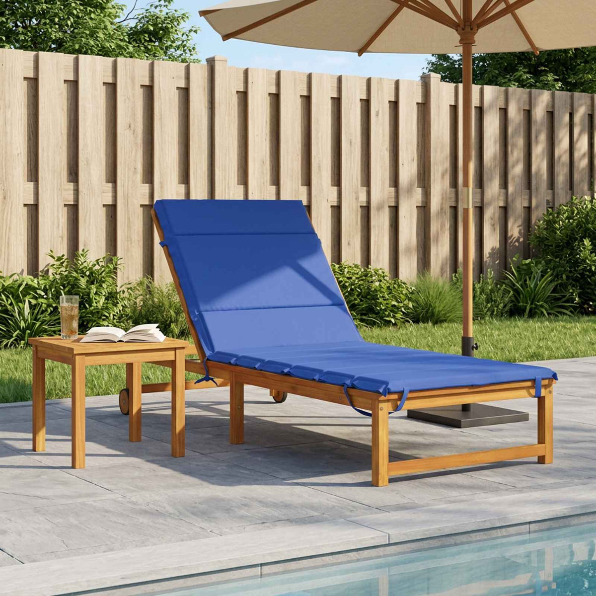 Sunlounger Cushion GEMERT Polyester Royal blue
