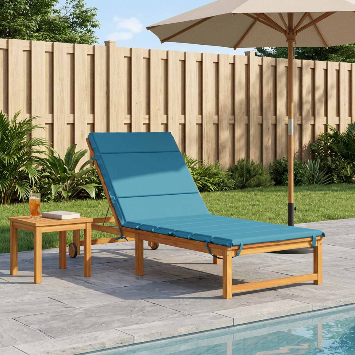 Sunlounger Cushion GEMERT Polyester Light blue