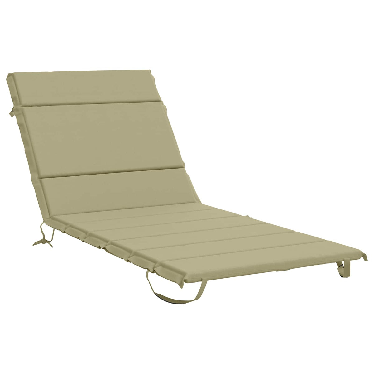 Sunlounger Cushion GEMERT 100% Polyester Melange 200 x 90 x 3 cm Light green