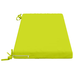 vidaXL Bench Cushions SOEST 2 pcs 100% Polyester Bright Green 5