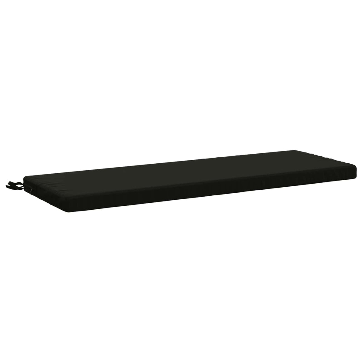 vidaXL Bench Cushions SOEST 2 pcs 100% Polyester Black 110 x 40 x 5 cm 4