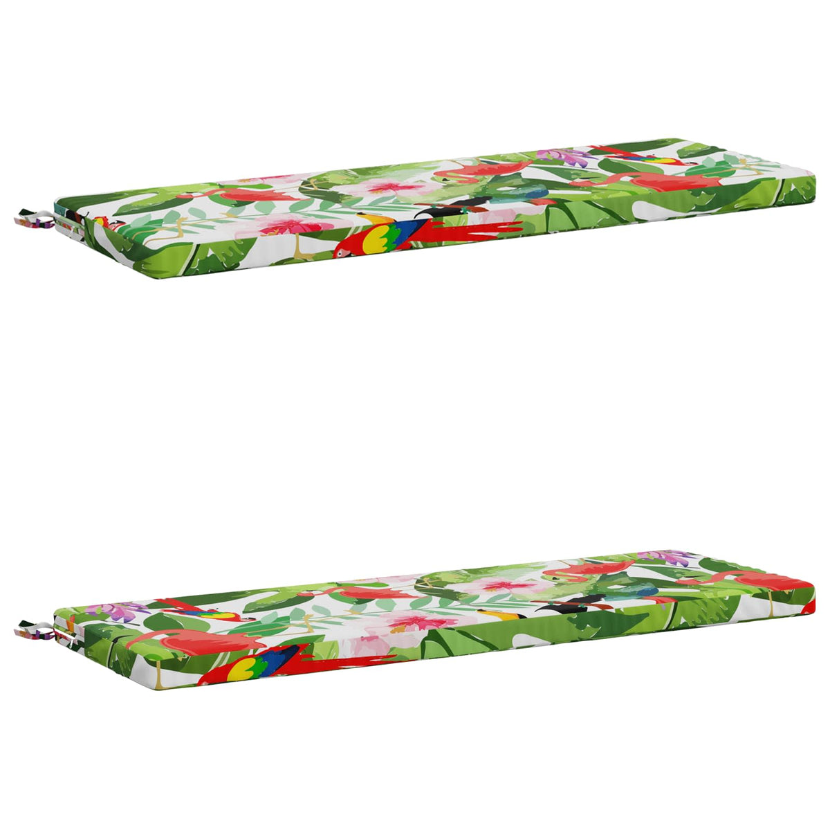 vidaXL Bench Cushions SOEST 2 pcs 100% Polyester Multicolour 2