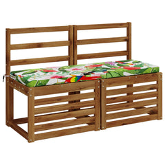 vidaXL Bench Cushions SOEST 2 pcs 100% Polyester Multicolour 3