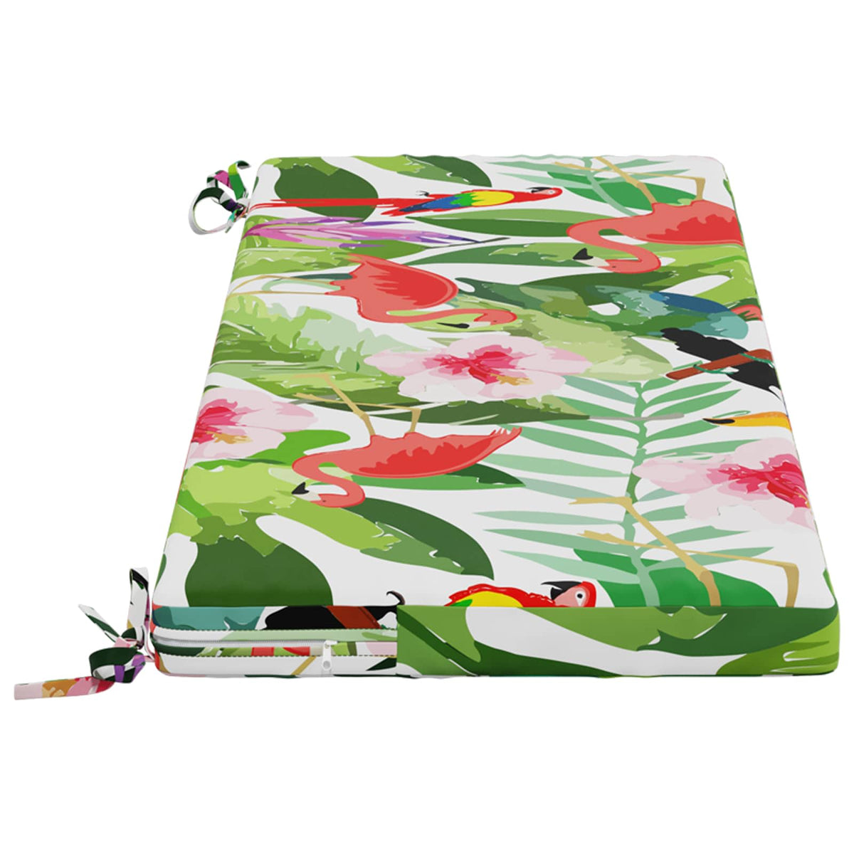 vidaXL Bench Cushions SOEST 2 pcs 100% Polyester Multicolour 5