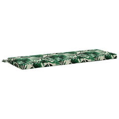 vidaXL Bench Cushions SOEST 2 pcs 100% Polyester Leaf Pattern 4