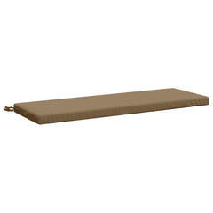 vidaXL Bench Cushions SOEST 2 pcs 100% Polyester Taupe 110 x 40 x 5 cm 4
