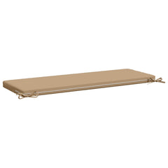 vidaXL Bench Cushions SOEST 2 pcs 100% Polyester Sand 120 x 40 x 5 cm 6