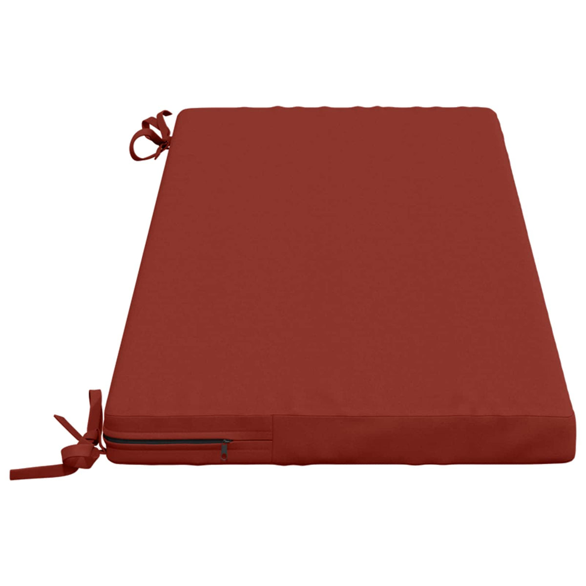 vidaXL Bench Cushions SOEST 2 pcs 100% Polyester Red 120 x 40 x 5 cm 5