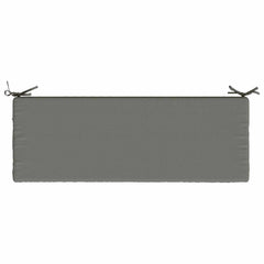 vidaXL Bench Cushions SOEST 2 pcs 100% Polyester Grey 120 x 40 x 5 cm 6