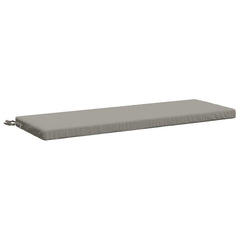 vidaXL Bench Cushions SOEST 2 pcs 100% Polyester Grey 120 x 40 x 5 cm 4
