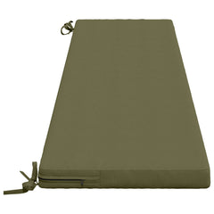 Bench Cushions SOEST 2 pcs 100% Polyester 180 x 40 x 5 cm Melange Olive green