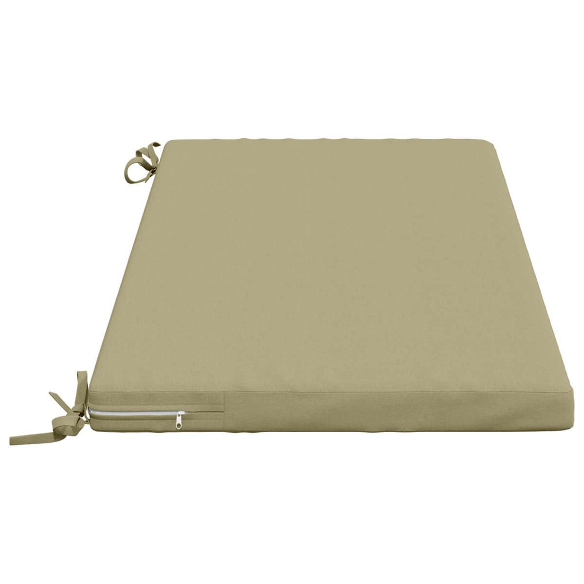 vidaXL Bench Cushions SOEST 2 pcs 100% Polyester Light Green 5