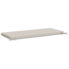 vidaXL Bench Cushions SOEST 2 pcs 100% Polyester White 110 x 50 x 5 cm 6