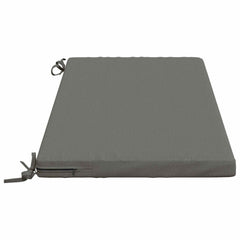 vidaXL Bench Cushions SOEST 2 pcs 100% Polyester Grey 110 x 50 x 5 cm 4