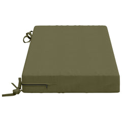 vidaXL Bench Cushions SOEST 2 pcs 100% Polyester Olive Green 5