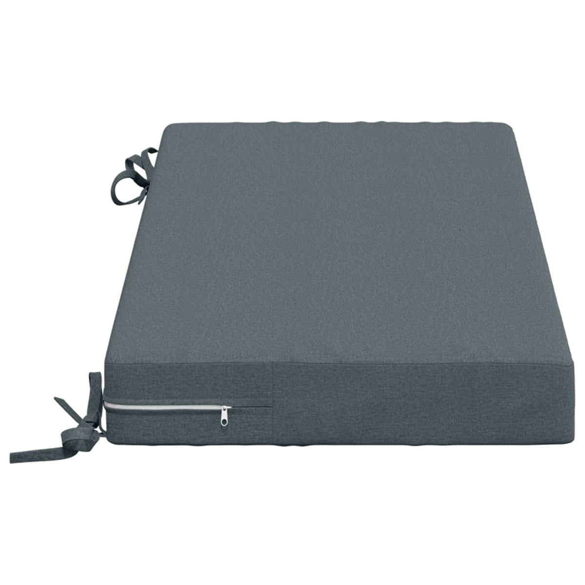 vidaXL Bench Cushions SOEST 2 pcs 100% Polyester Blue 80 x 40 x 8 cm 5