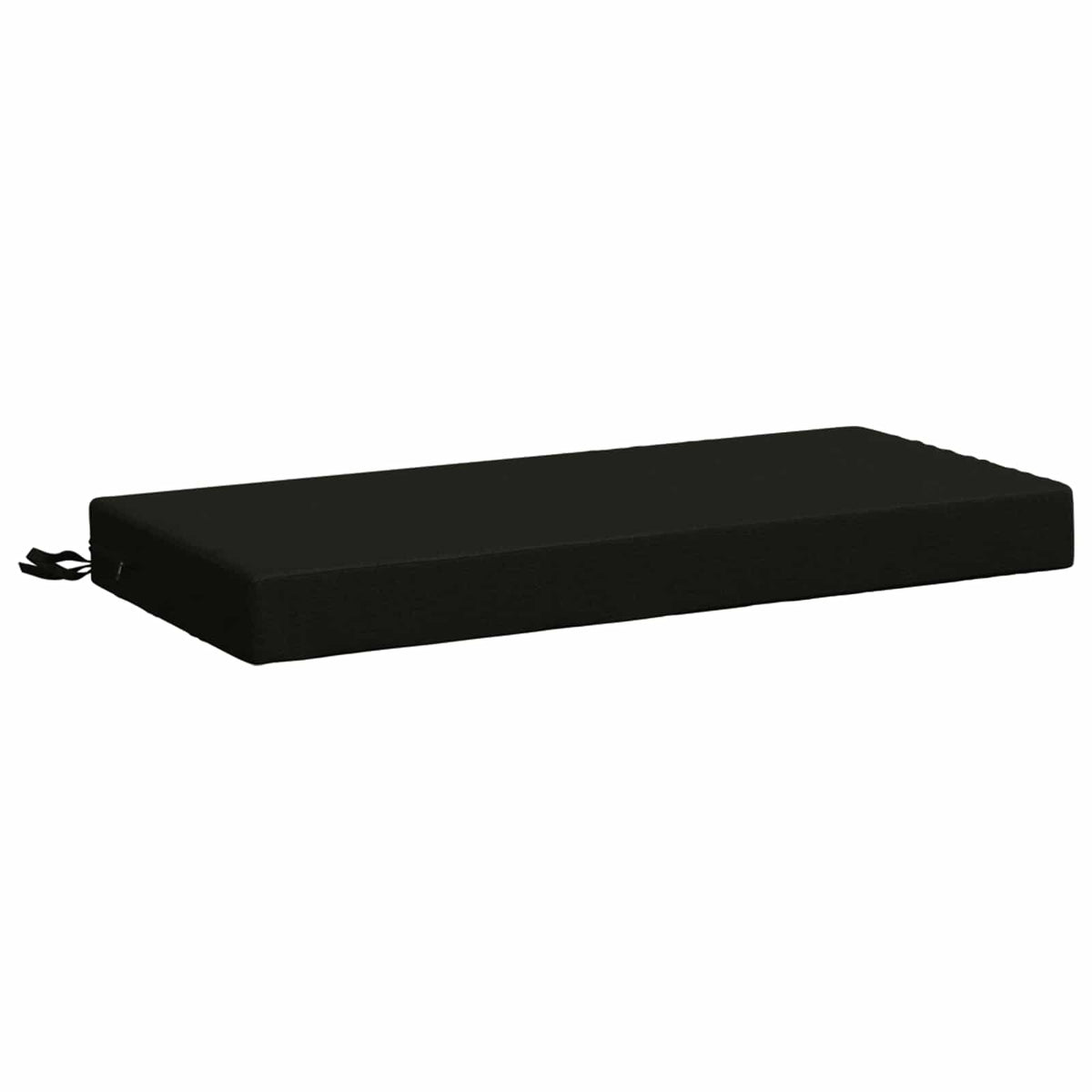 vidaXL Bench Cushions SOEST 2 pcs 100% Polyester Black 80 x 40 x 8 cm 4