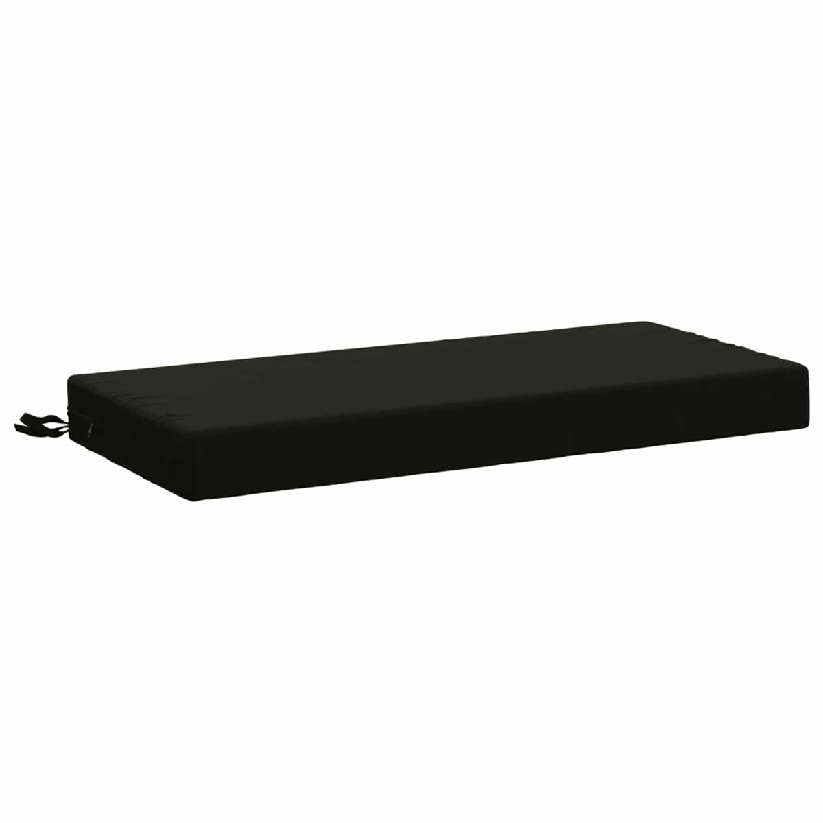 vidaXL Bench Cushions SOEST 2 pcs 100% Polyester Black 80 x 40 x 8 cm 4