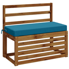 vidaXL Bench Cushions SOEST 2 pcs 100% Polyester Light Blue 3