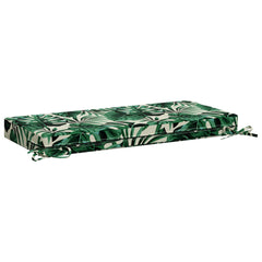vidaXL Bench Cushions SOEST 2 pcs 100% Polyester Leaf Pattern 6