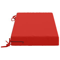 vidaXL Bench Cushions SOEST 2 pcs 100% Polyester Red 80 x 40 x 8 cm 5