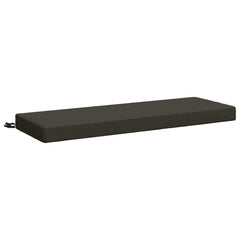 Bench Cushions SOEST 2 pcs 100% Polyester 100 x 40 x 8 cm Melange Anthracite